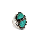 Turquoise Snake Ring Size 10.5