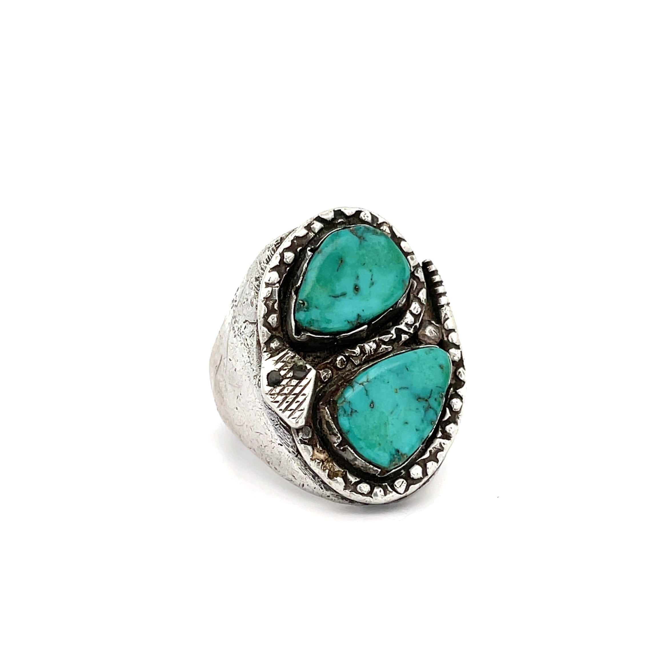 Turquoise Snake Ring Size 10.5