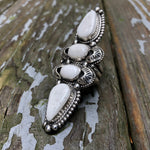 White Buffalo Statement Ring