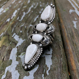 White Buffalo Statement Ring