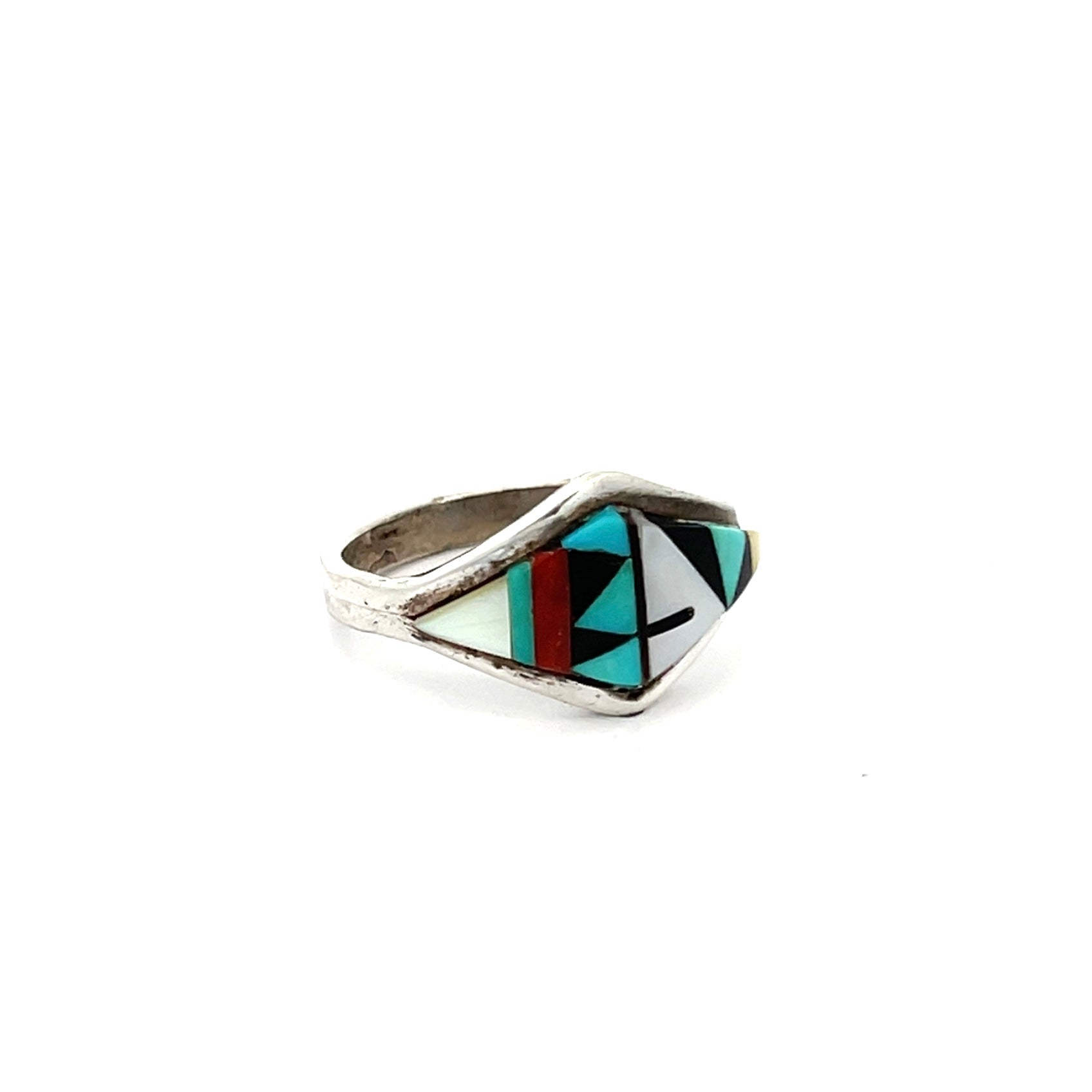 Zuni Inlay Ring Size 6.5